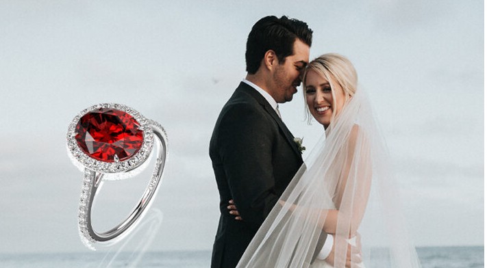 ring and wedding couple