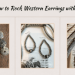 featured image of how to style western earrings with a dress