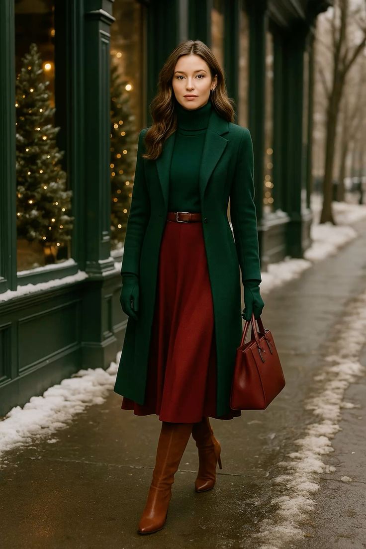 Midi or knee-length coats