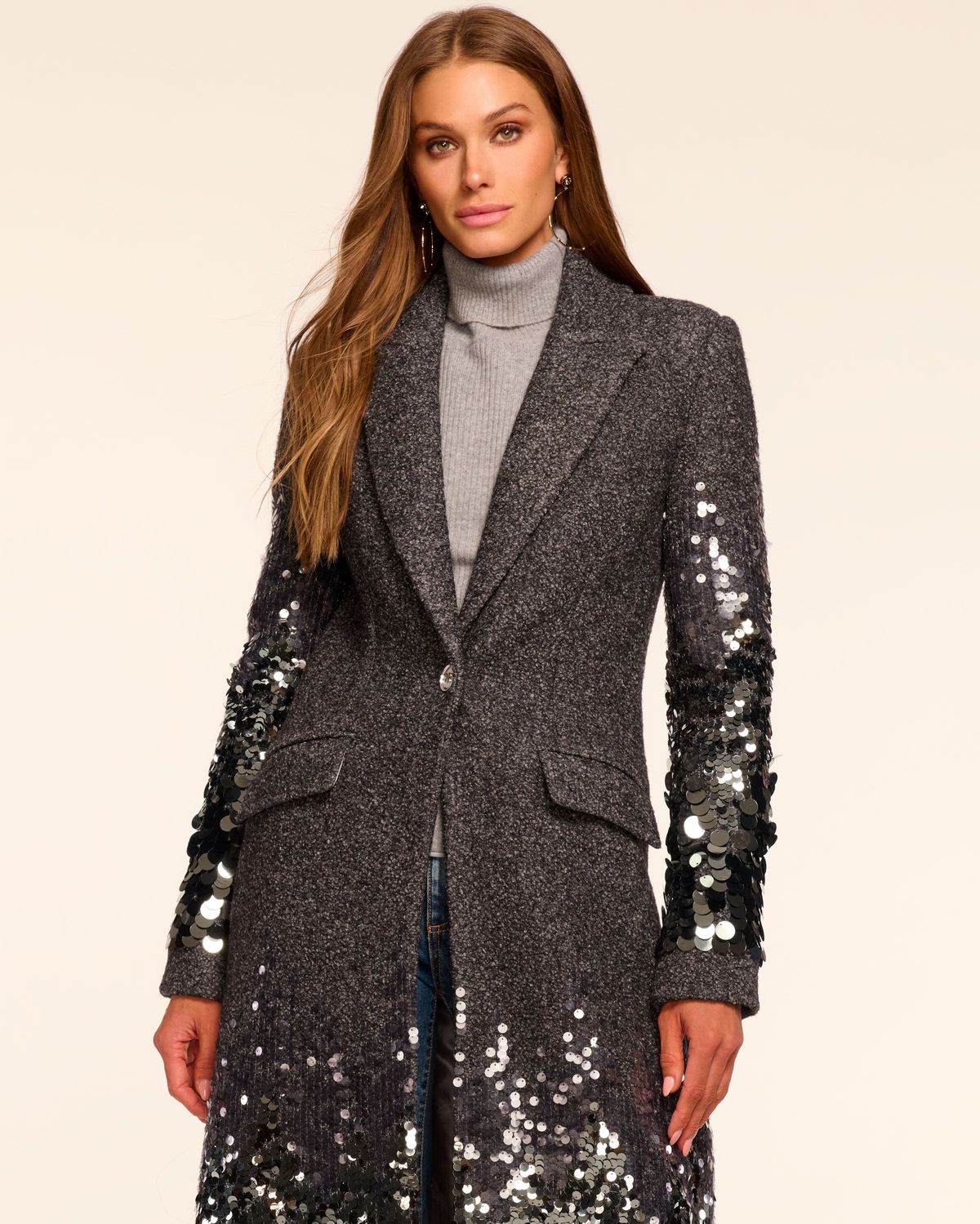 Sequined coat