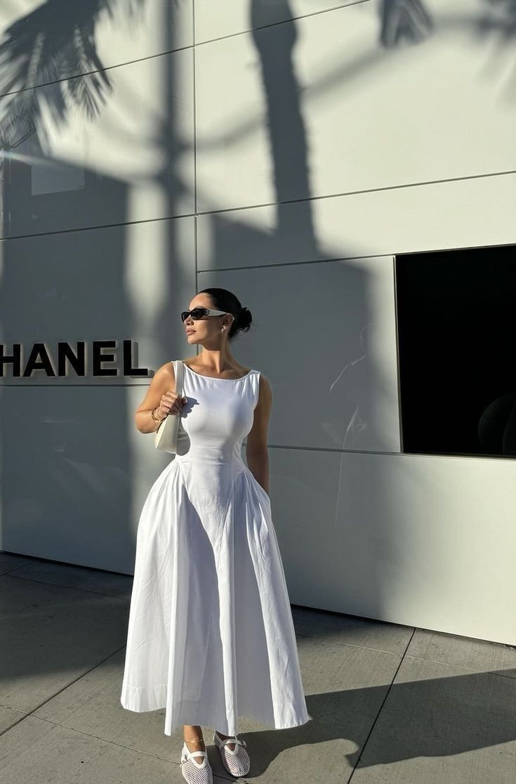 timeless wardrobe - white dress