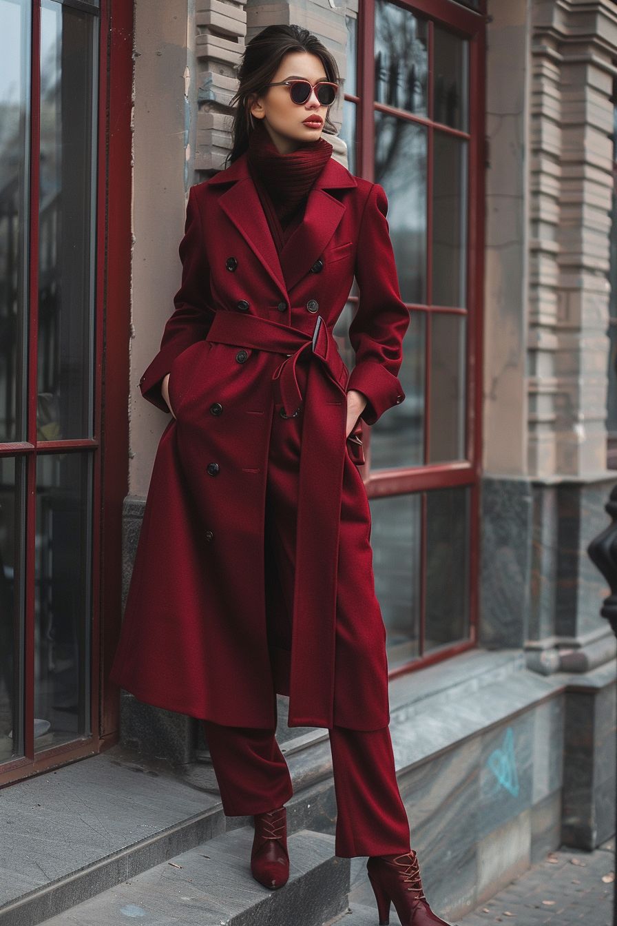 Deep Red as a Bold Statement on this Holiday 2