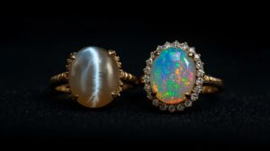 Cat’s Eye Rings and the Opal Rings