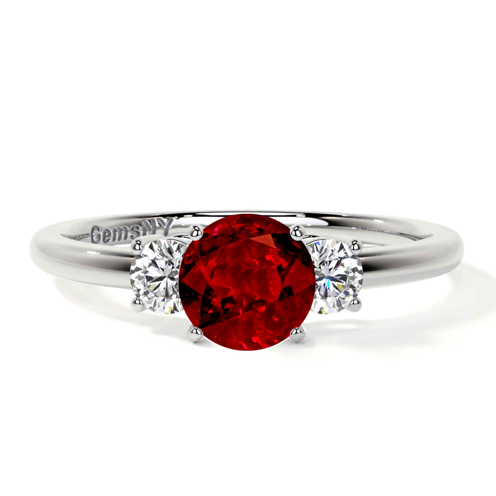 ruby engagement ring