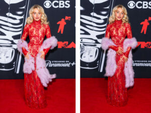 Sabrina Carpenter Turns Heads in Elegant Valentino Lace Gown at 2025 MTV Video Music Awards—Check Out Her Dazzling Look!