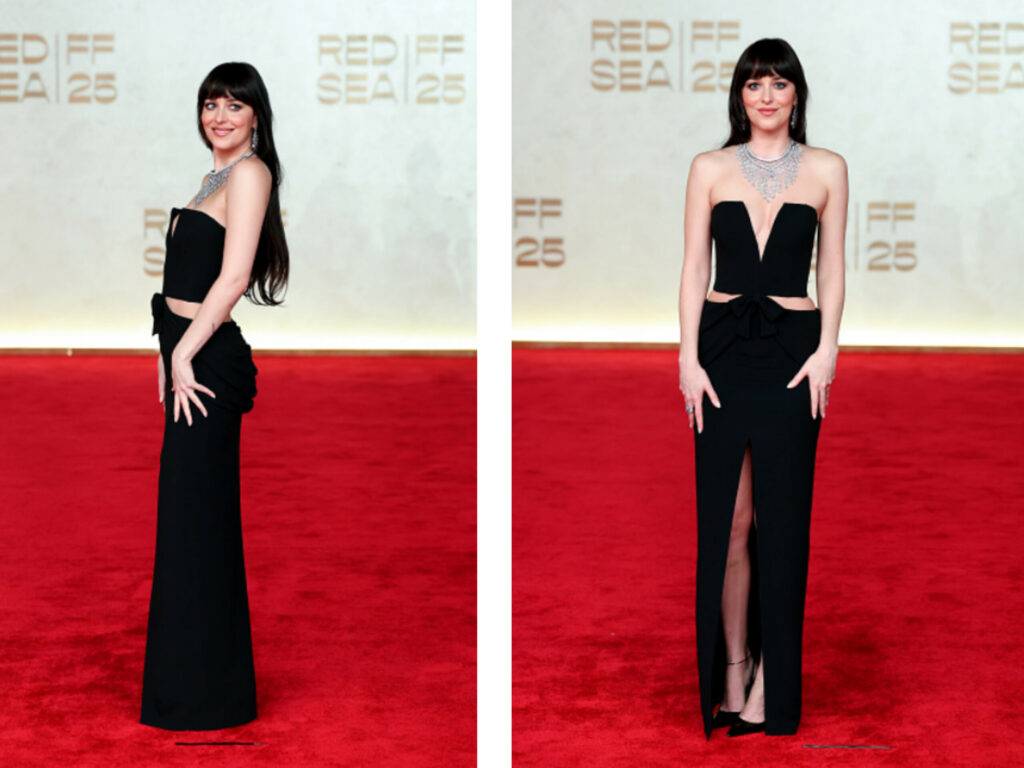 Dakota Johnson Wows in Custom Alessandra Rich at the 2025 Red Sea International Film Festival!