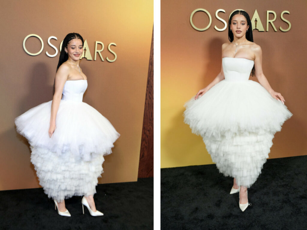 Chase Infiniti in Louis Vuitton at the 2025 Governors Awards 1