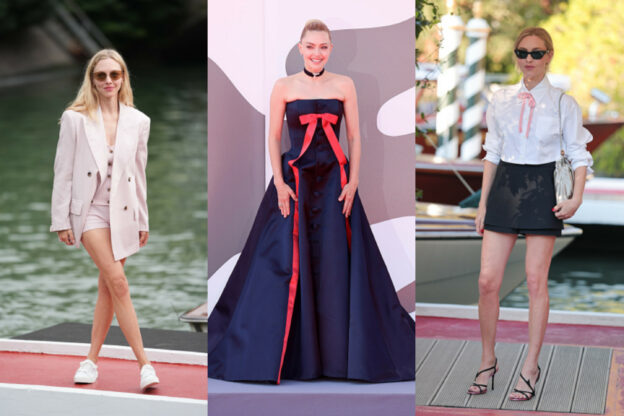 Amanda Seyfried was spotted at the 2025 Venice International Film Festival to promote The Testament of Ann Lee