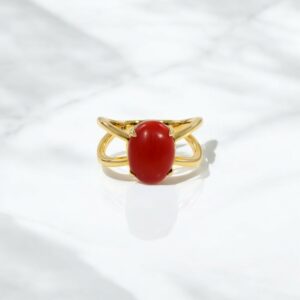 Red Coral Rings