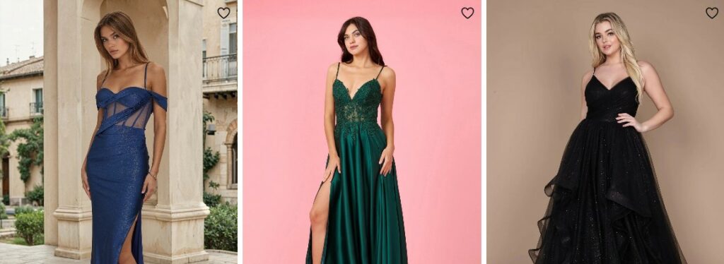 3 Models wearing examples of the KOS couture dress 4