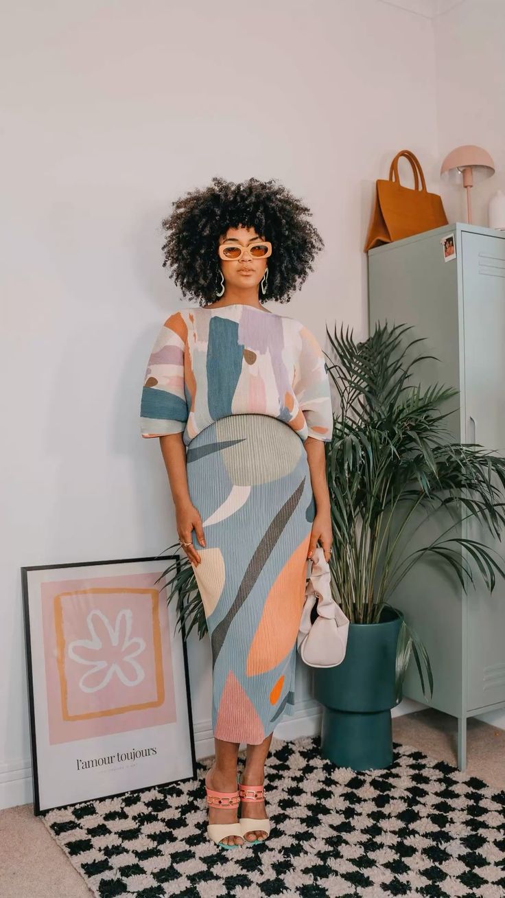 Bold Prints and Colors dress