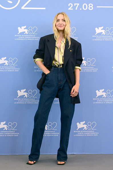 Amanda Seyfried promoting The Testament of Ann Lee