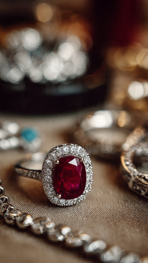 ruby stone ring