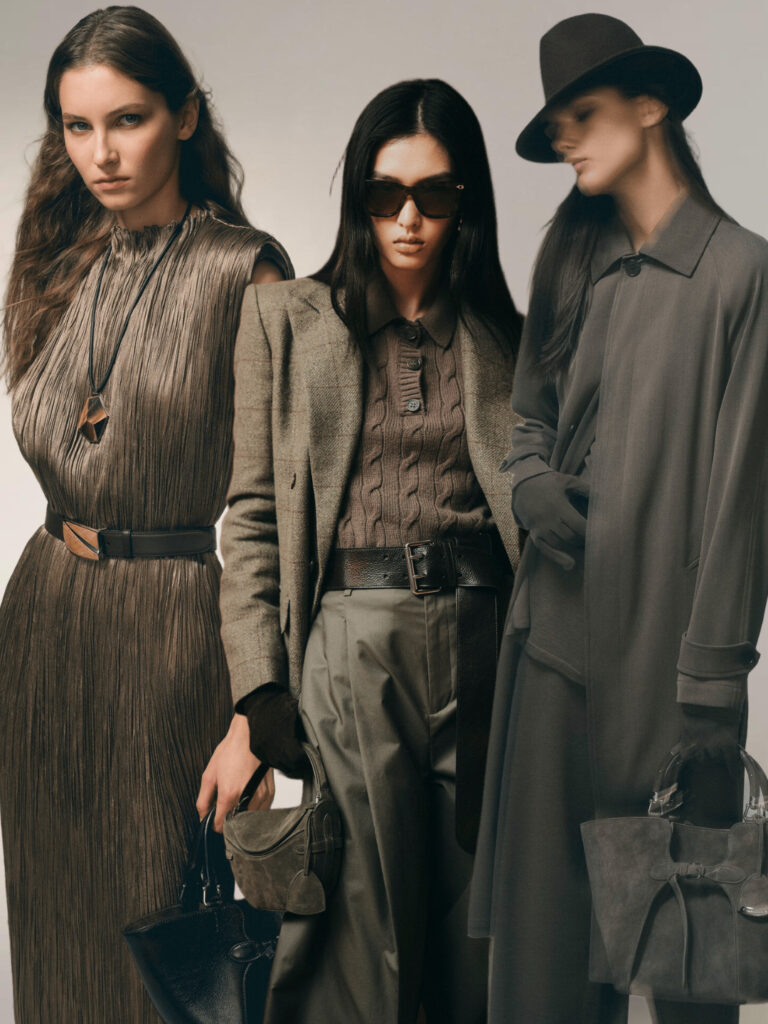 3 Models wearing Ralph Lauren outfits