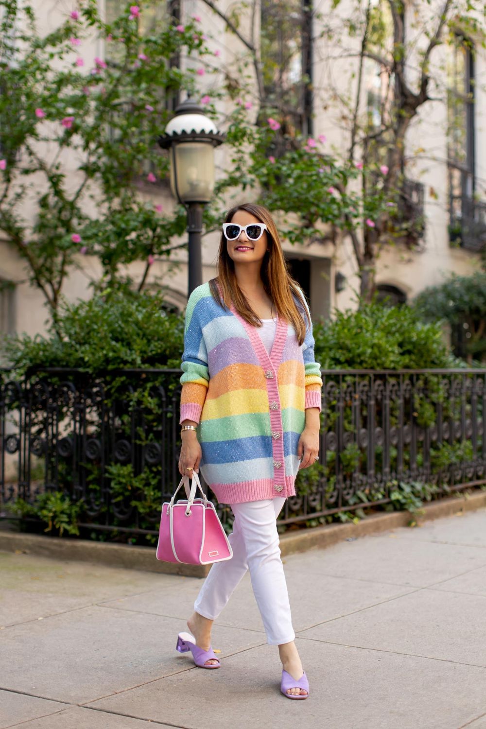 pastel cardigan