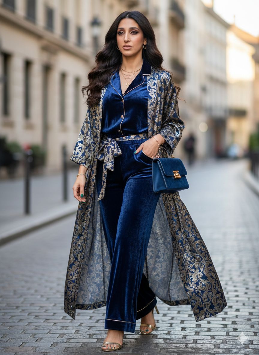 Statement Kimono Robe