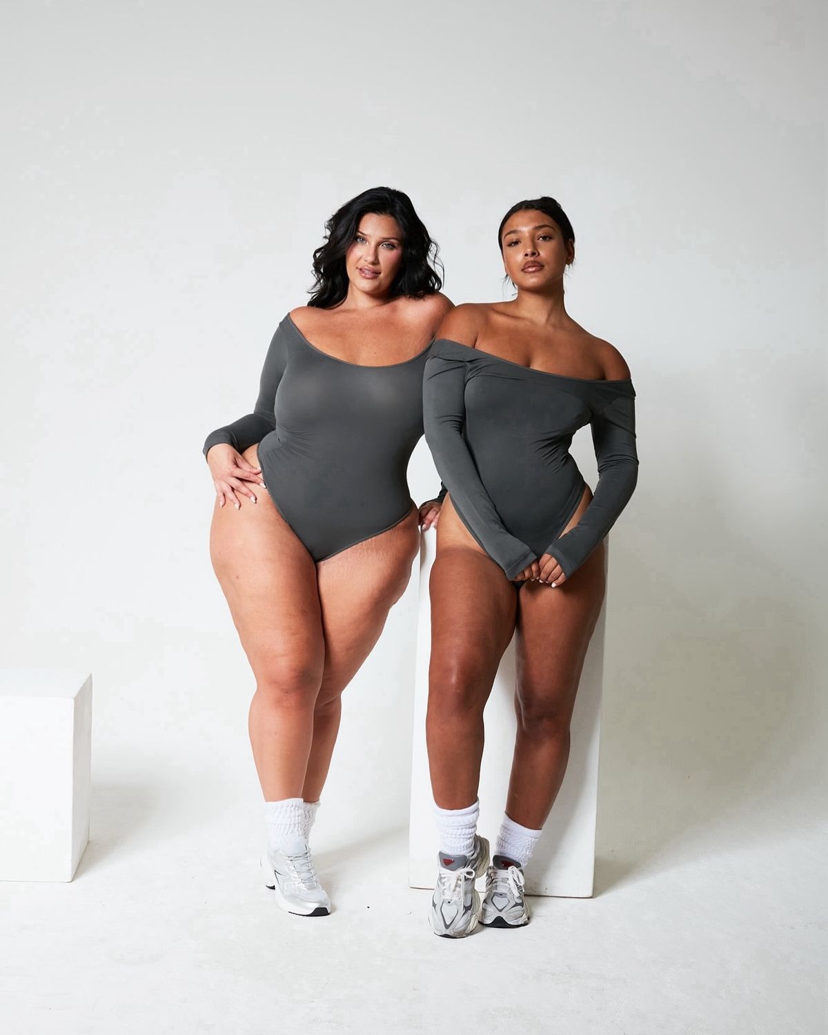 Model wearing a bodysuit