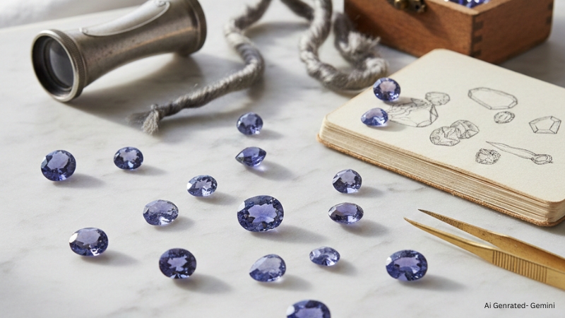 Tanzanite loose stones