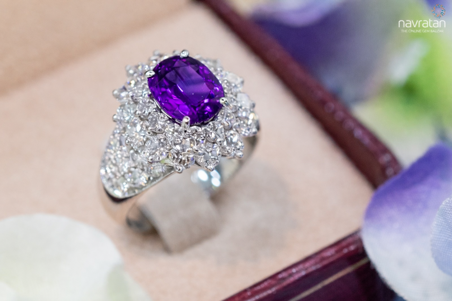 Amethyst ring February Birthstone