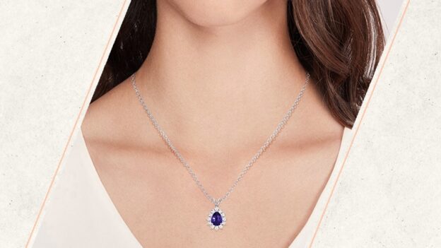 sapphire pendants necklace