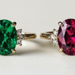 Emerald Ring and Ruby Ring
