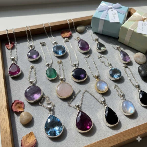 Gemstone pendants