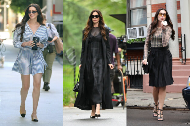 Anne Hathaway in “The Devil Wears Prada 2 outfits