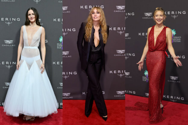 Kate Hudson, Renate Reinsve, and Miley Cyrus at the Palm Springs International Film Awards