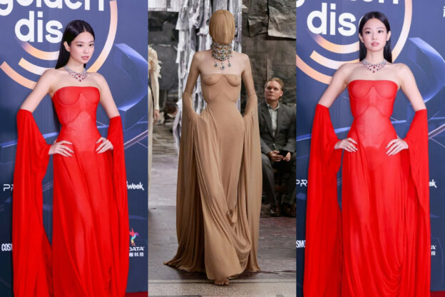 BLACKPINK Jennie Shines in Scarlet Red Maison Margiela at 2026 Golden Disc Awards