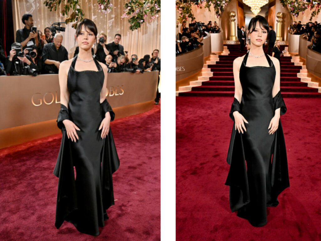 2026 Golden Globe Awards: Mia Goth Stuns in Custom Dior Ensemble