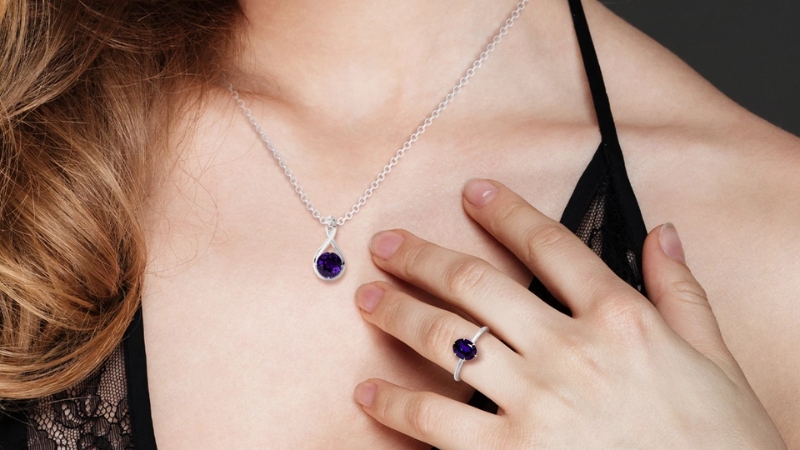 Purple Tanzanite jewelry