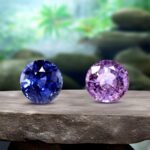 blue and purple sapphire