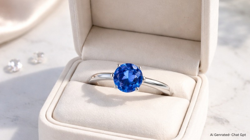 Blue Saphire ring 