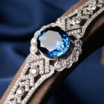 blue sapphire pendant