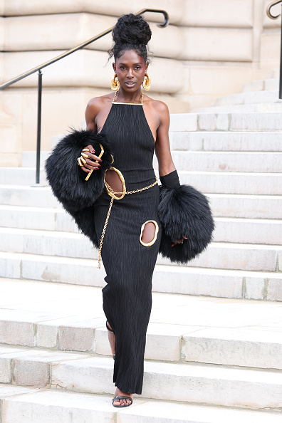 Jodie Turner-Smith at the Schiaparelli Haute Couture 