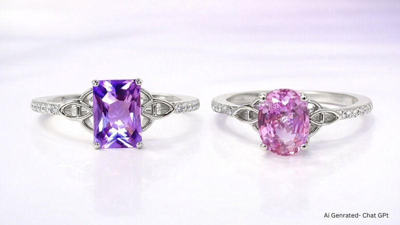 lavender sapphire rings