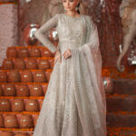 White Pakistani bridal dress covedr image