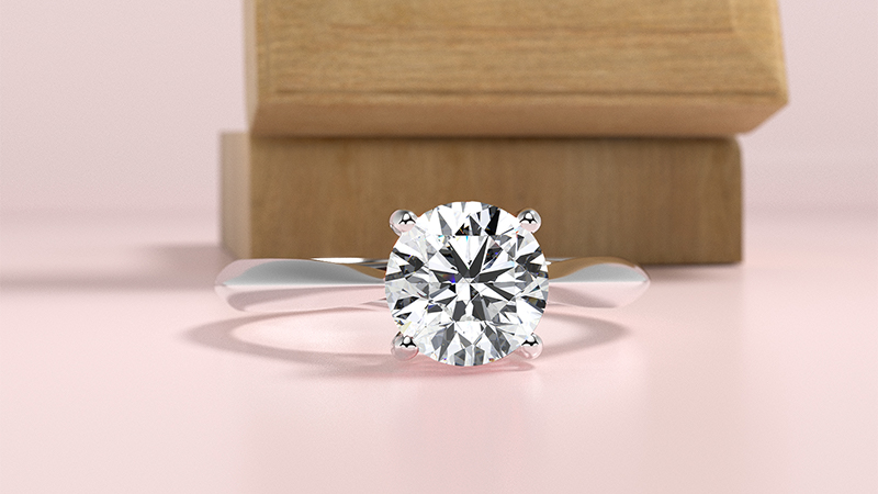 solitaire diamond rings