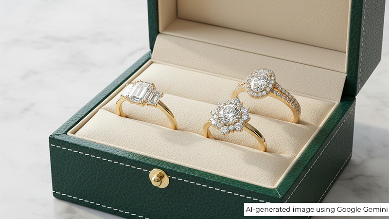 Lab-Created Diamond Engagement Rings 