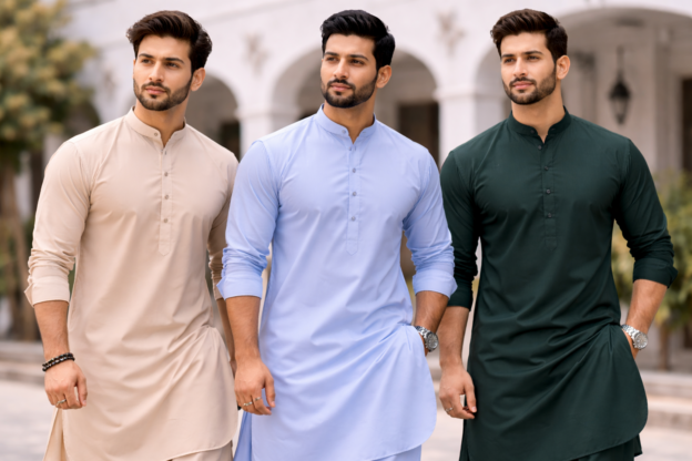 3 models in Shalwar Kameez