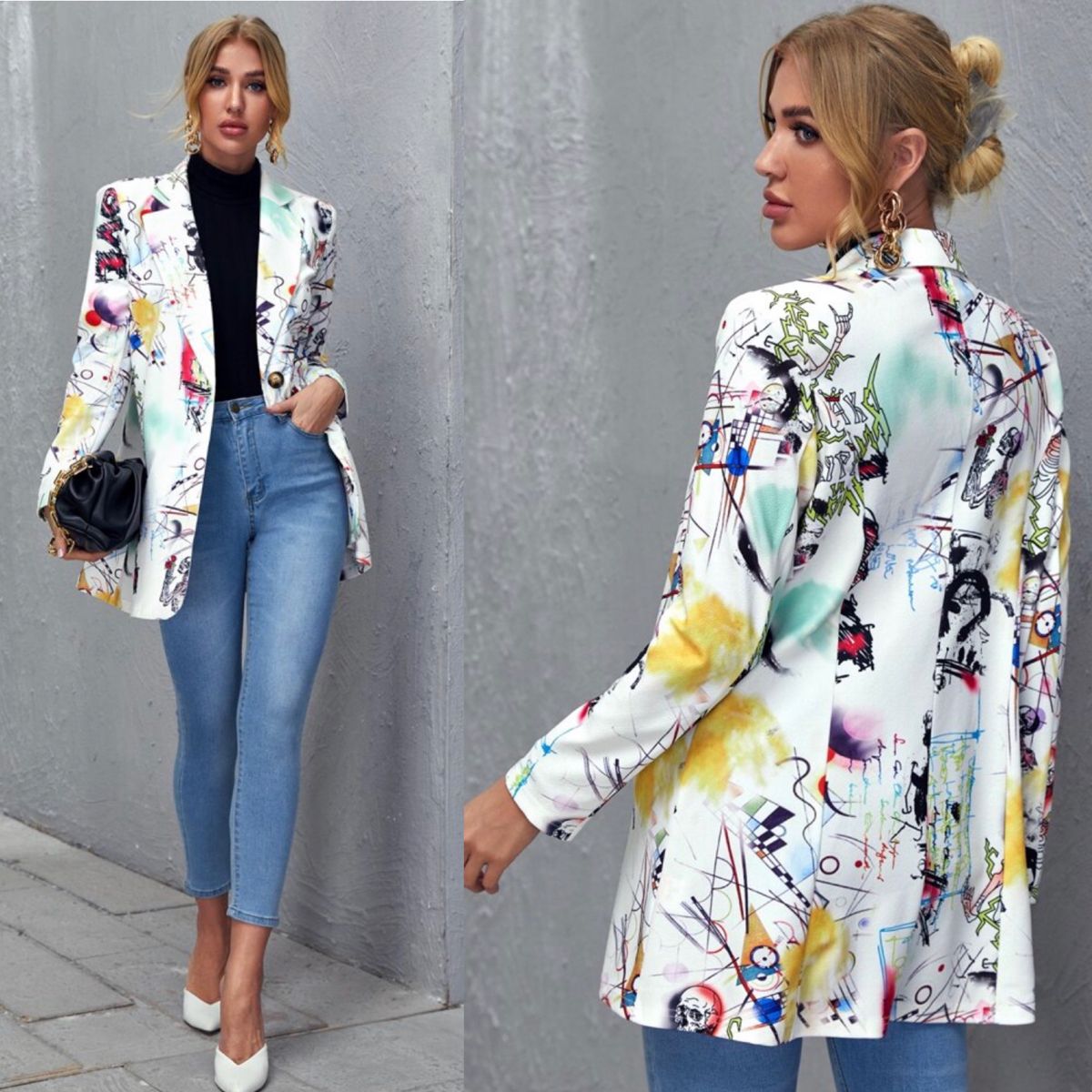 Floral printed blazers 3