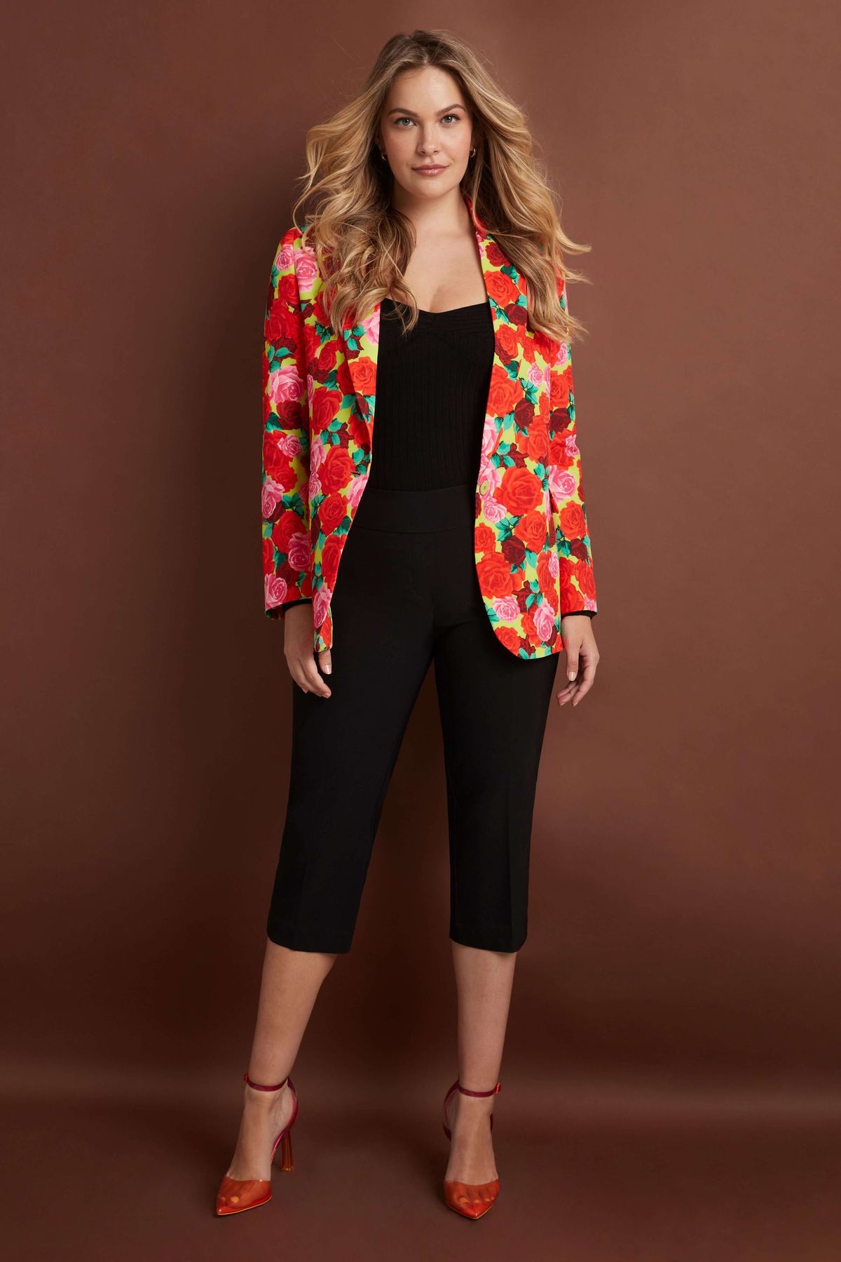 Floral printed blazers 1