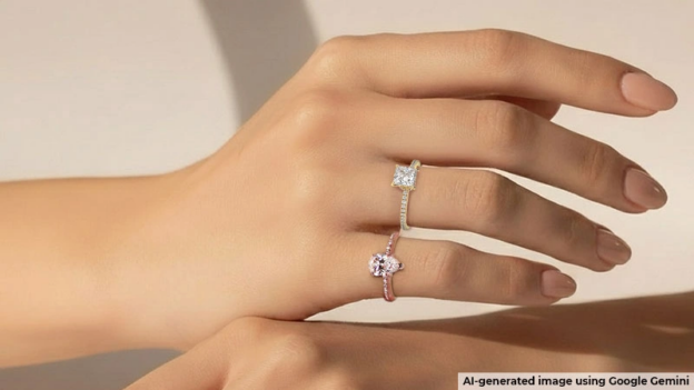 lab-grown diamond rings