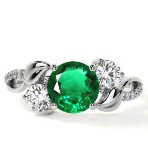 emerald engagement rings