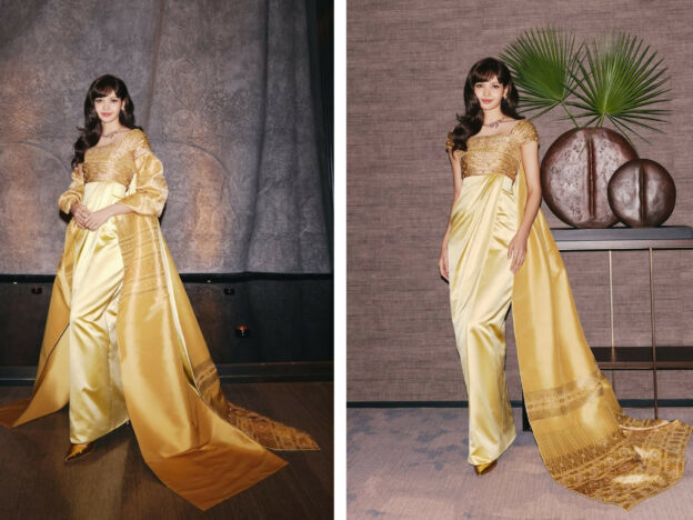 Lalisa “Lisa” Manoban Wows in Vintage Balmain Haute Couture at the ‘Amazing Thailand’ Gala!