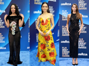 Tessa Thompson, Kaia Gerber, and Nina Dobrev at the Film Independent Spirit Awards!