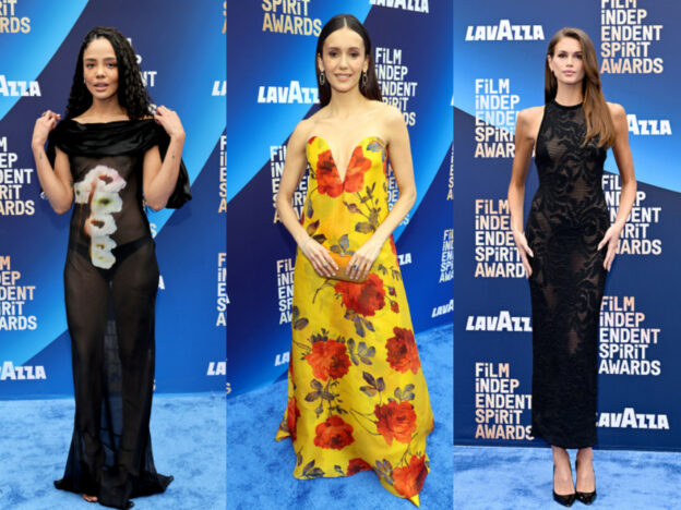 Tessa Thompson, Kaia Gerber, and Nina Dobrev at the Film Independent Spirit Awards!
