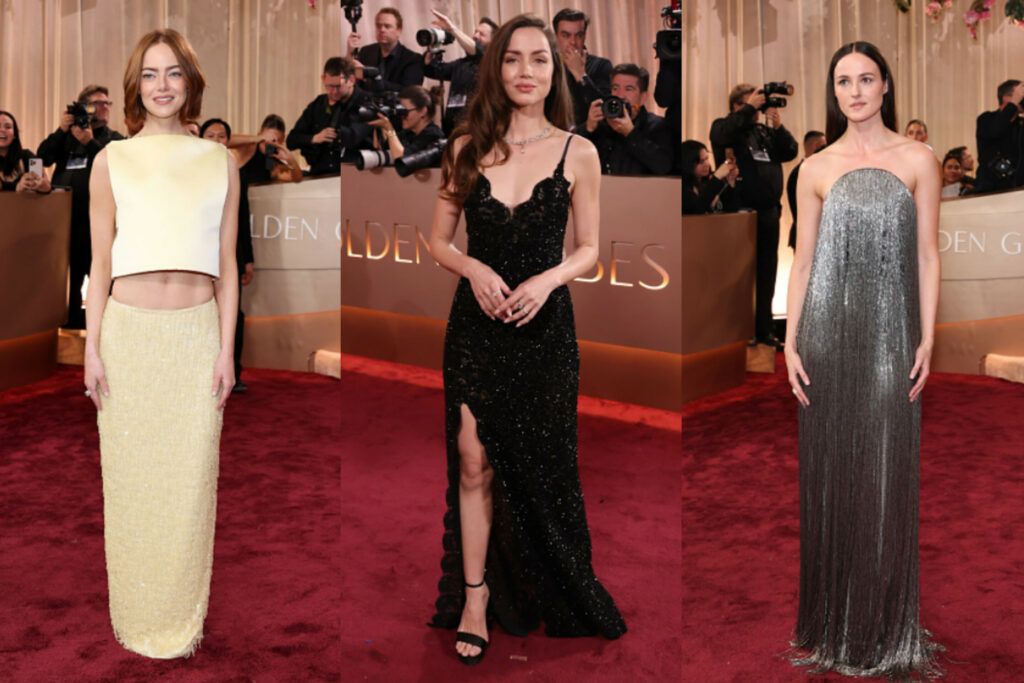Emma Stone, Ana de Armas, and Renate Reinsve Shine at the 2026 Golden Globe Awards in Louis Vuitton!