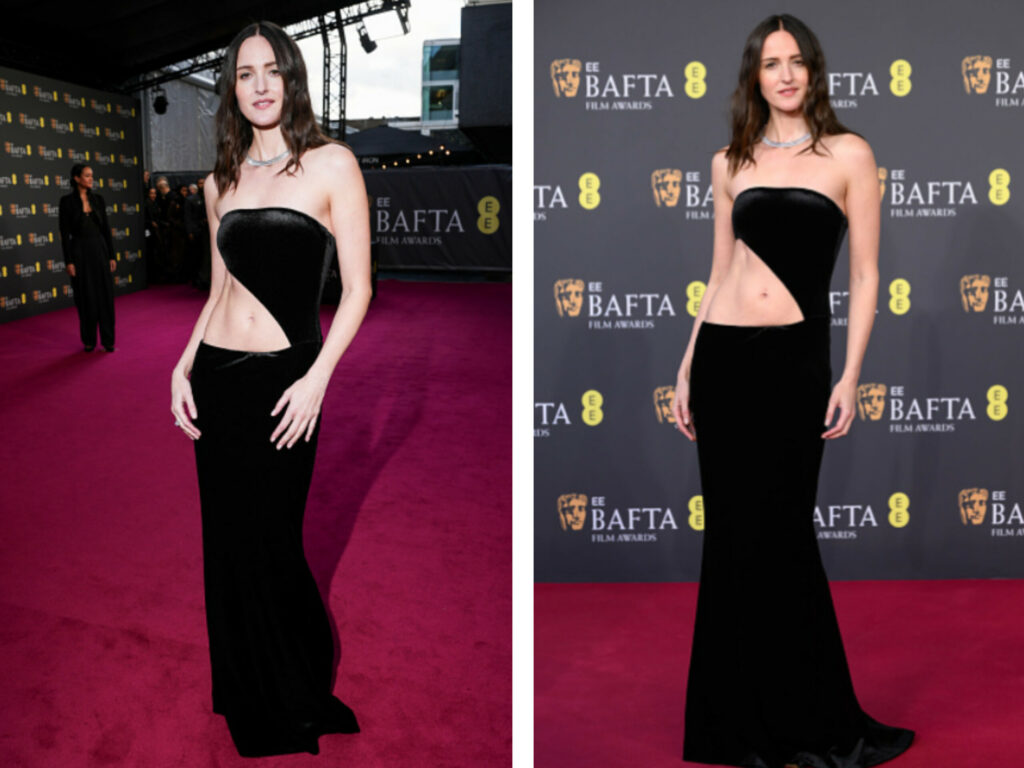 Renate Reinsve Stuns in Louis Vuitton Cutout Gown at 2026 British Academy Film Awards