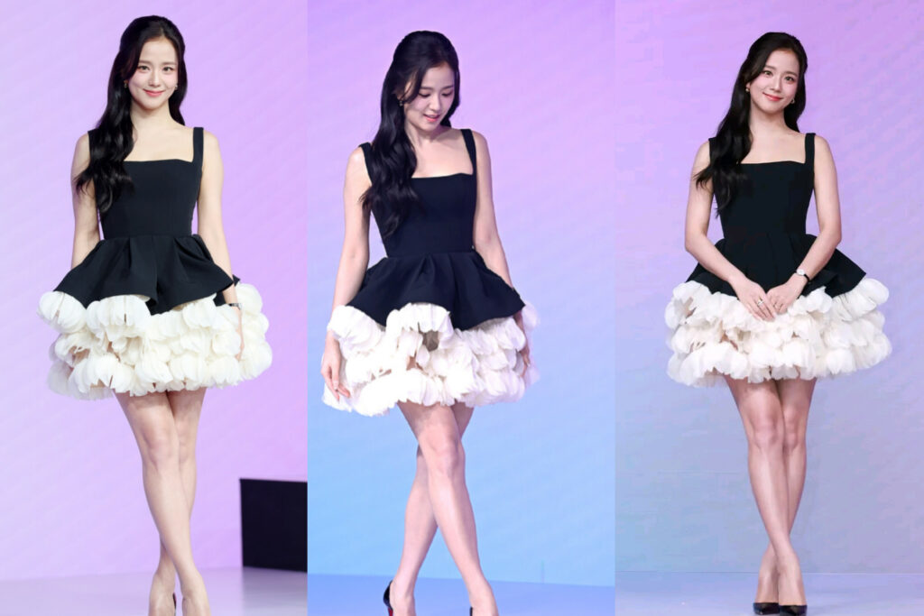 BLACKPINK Jisoo Wows Fans with Bronx and Banco Ruffle Minidress at “Boyfriend on Demand” Press Conference in Seoul